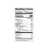 Barista 22 Peach Syrup nutritional information