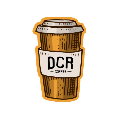 A Cup of DCR Sticker