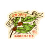 Handcrafted Coffee Sticker