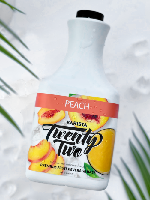 Peach B22 Premium Fruit Beverage Base - Image 3