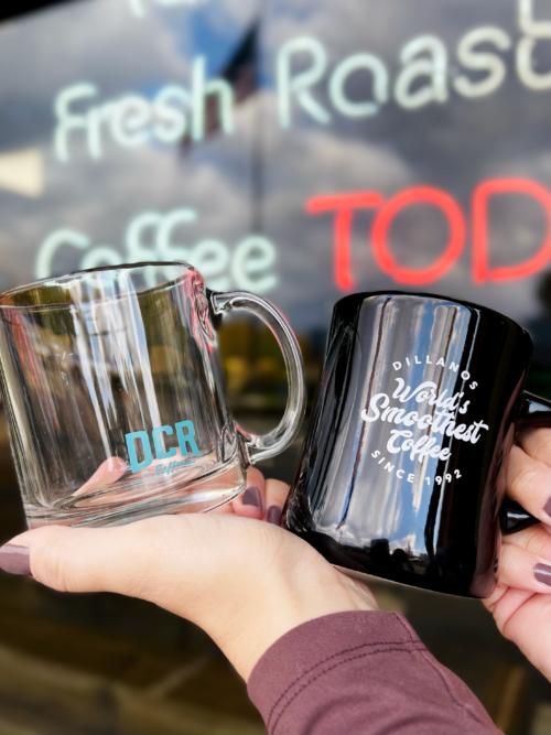 DCR Clear Glass Mug - Image 3